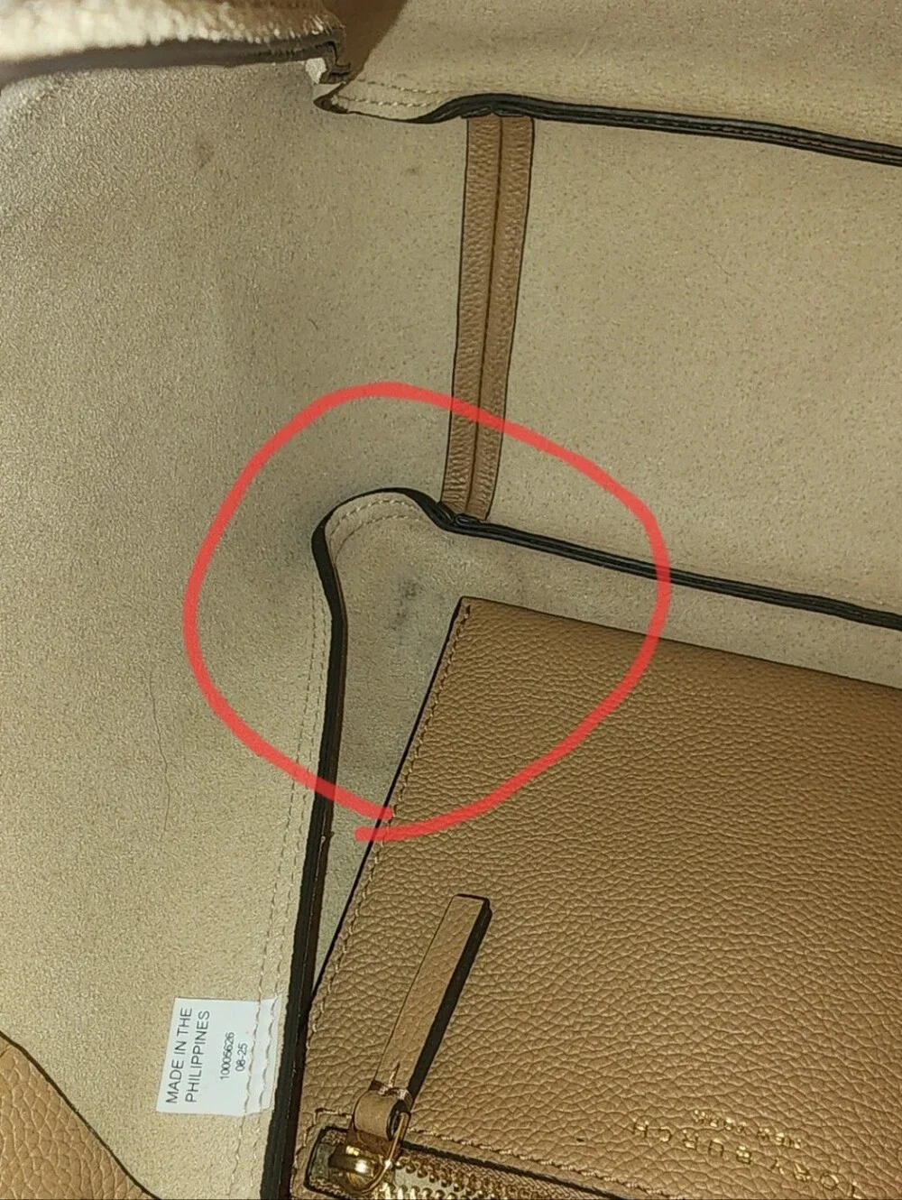 Tory Burch Romy Small Tote NWT (Flawed)